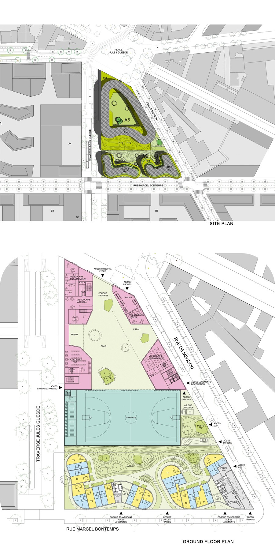 MARIN TROTTIN (Logements et lycée Boulogne)