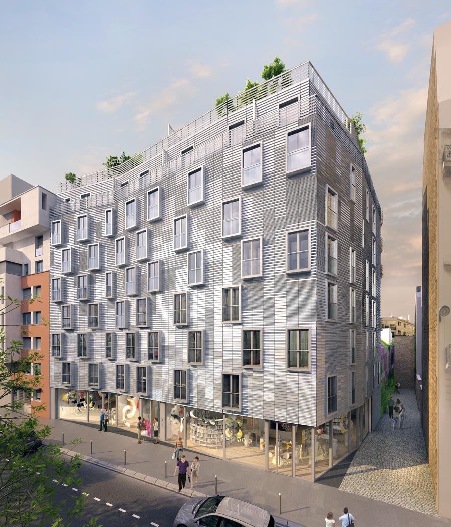 MARIN TROTTN (GRENELLE, Immeuble de 35 logements)