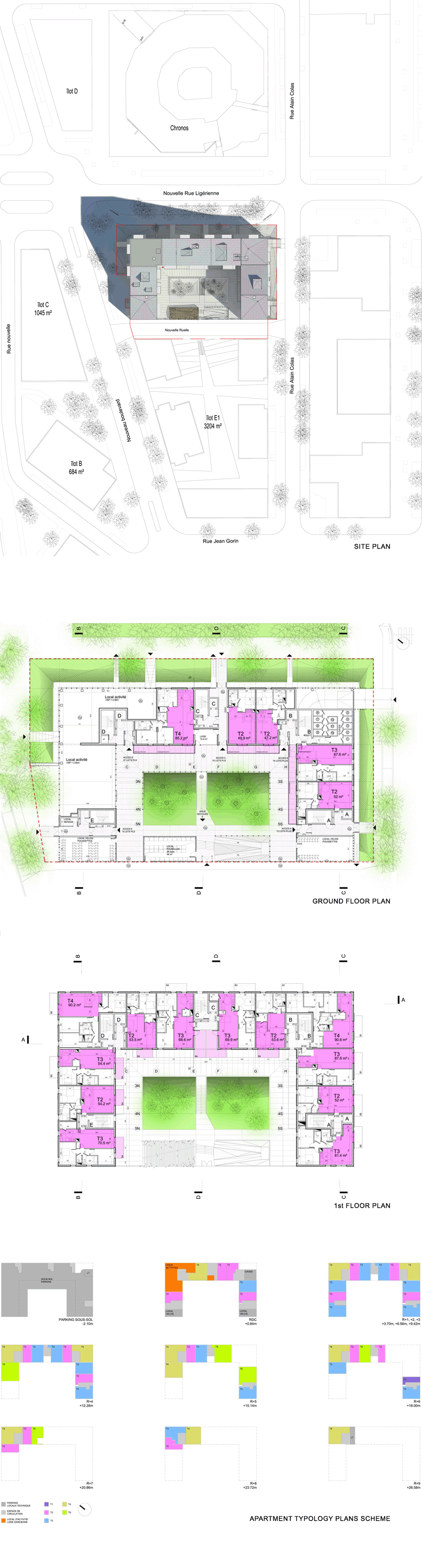 MARIN TROTTIN (ROLLER COASTER - 72 LOGEMENTS, Ile de Nantes°