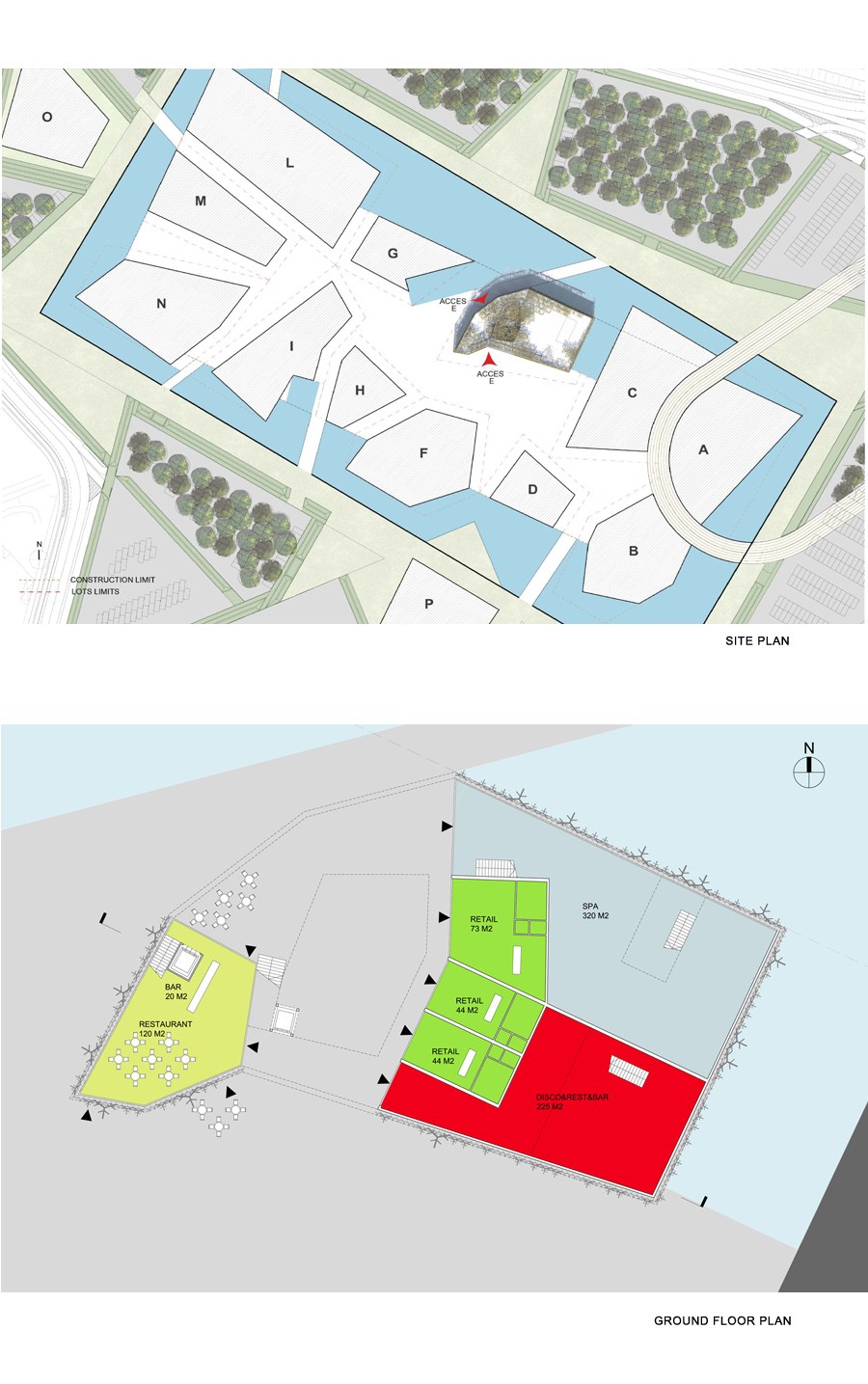 site plan - ground floor plan MARIN TROTTIN (X SITE)