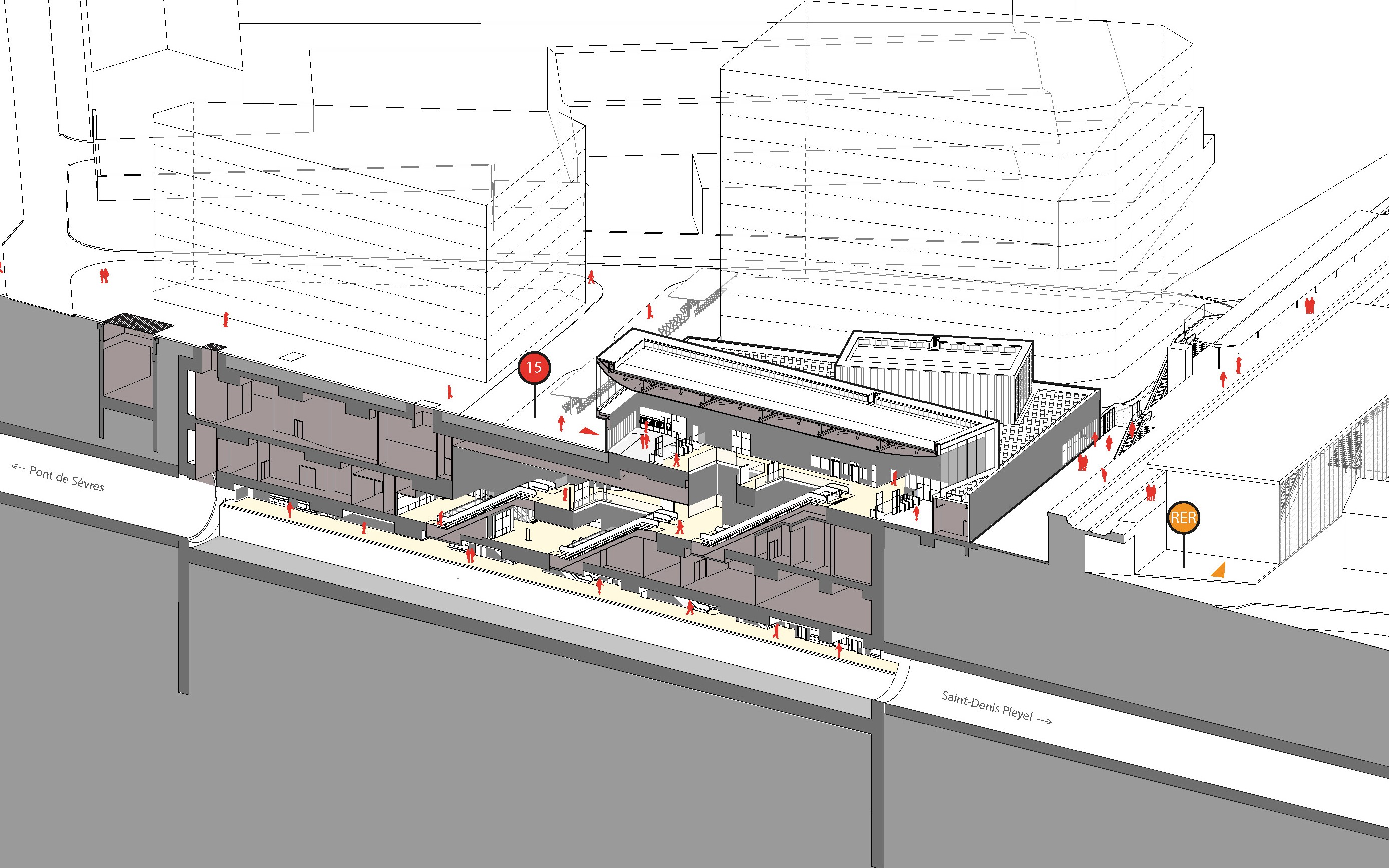 MARIN TROTTIN (GARES DE METRO AGNETTES ET GRESILLONS, 2 STATIONS DE LA LIGNE 15 OUEST)