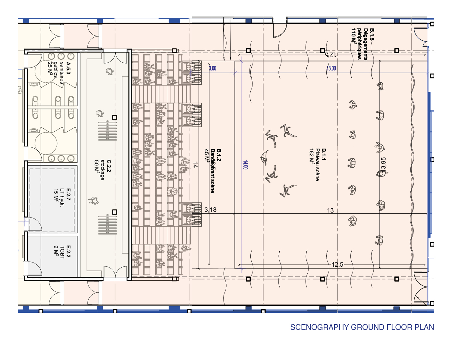 SCENOGRAPHY GROUND FLOOR PLAN SCENOGRAPHY GROUND FLOOR PLAN